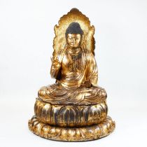 Seltene große Buddha Figur