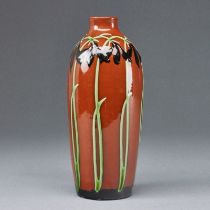 Vase - Glockenblumen. Max Laeuger - Tonwerke Kandern um 1897.