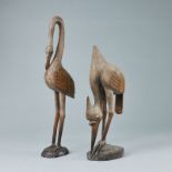 Paar afrikanische Vogelschnitzerein - Ilario