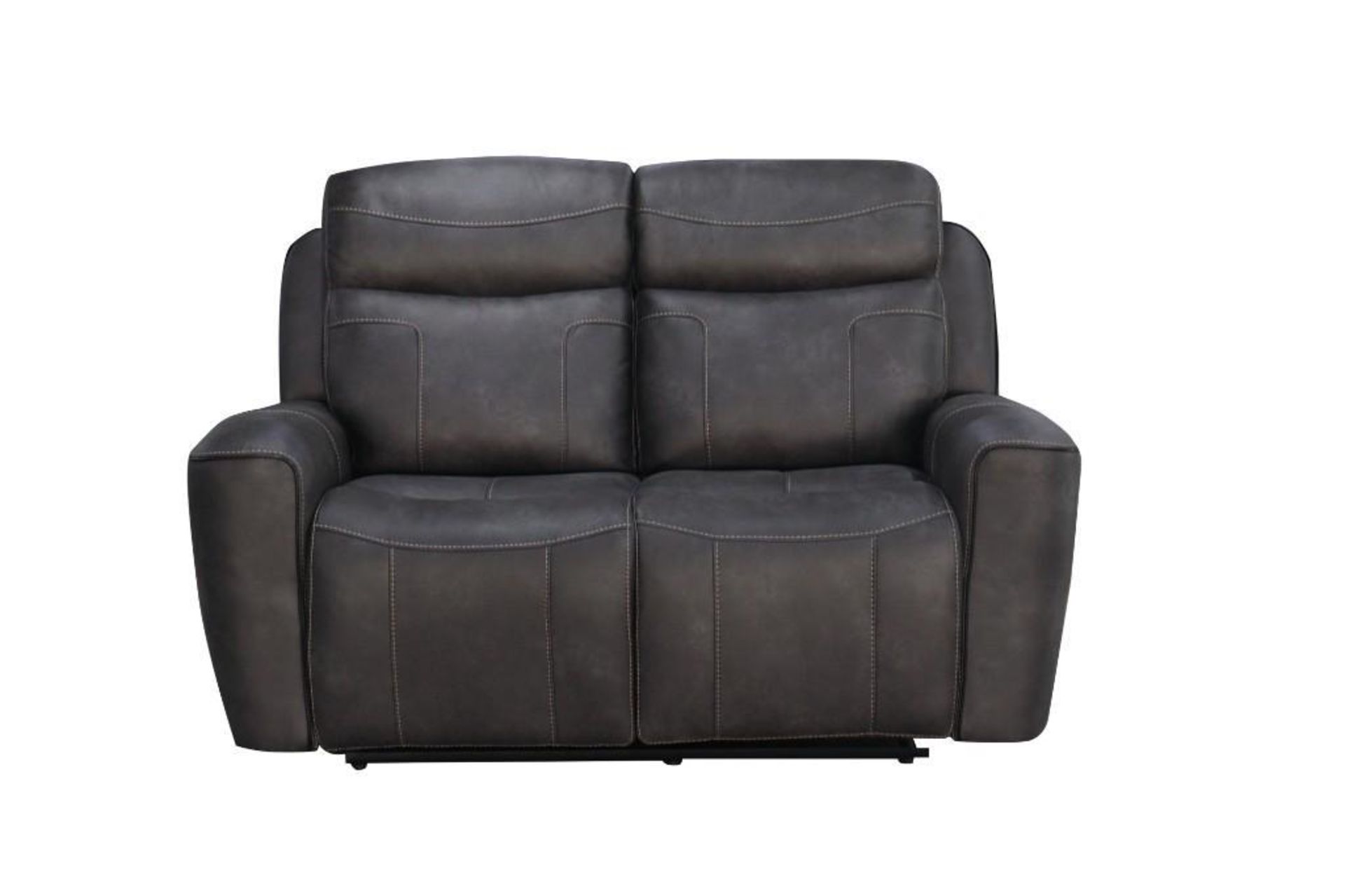 Brand new & Boxed Luxor 2 seater Electric reclining fabric sofa - Image 2 of 3
