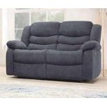 BRAND NEW & BOXED Malaga 2 seater manual reclining sofa in elephant Grey.