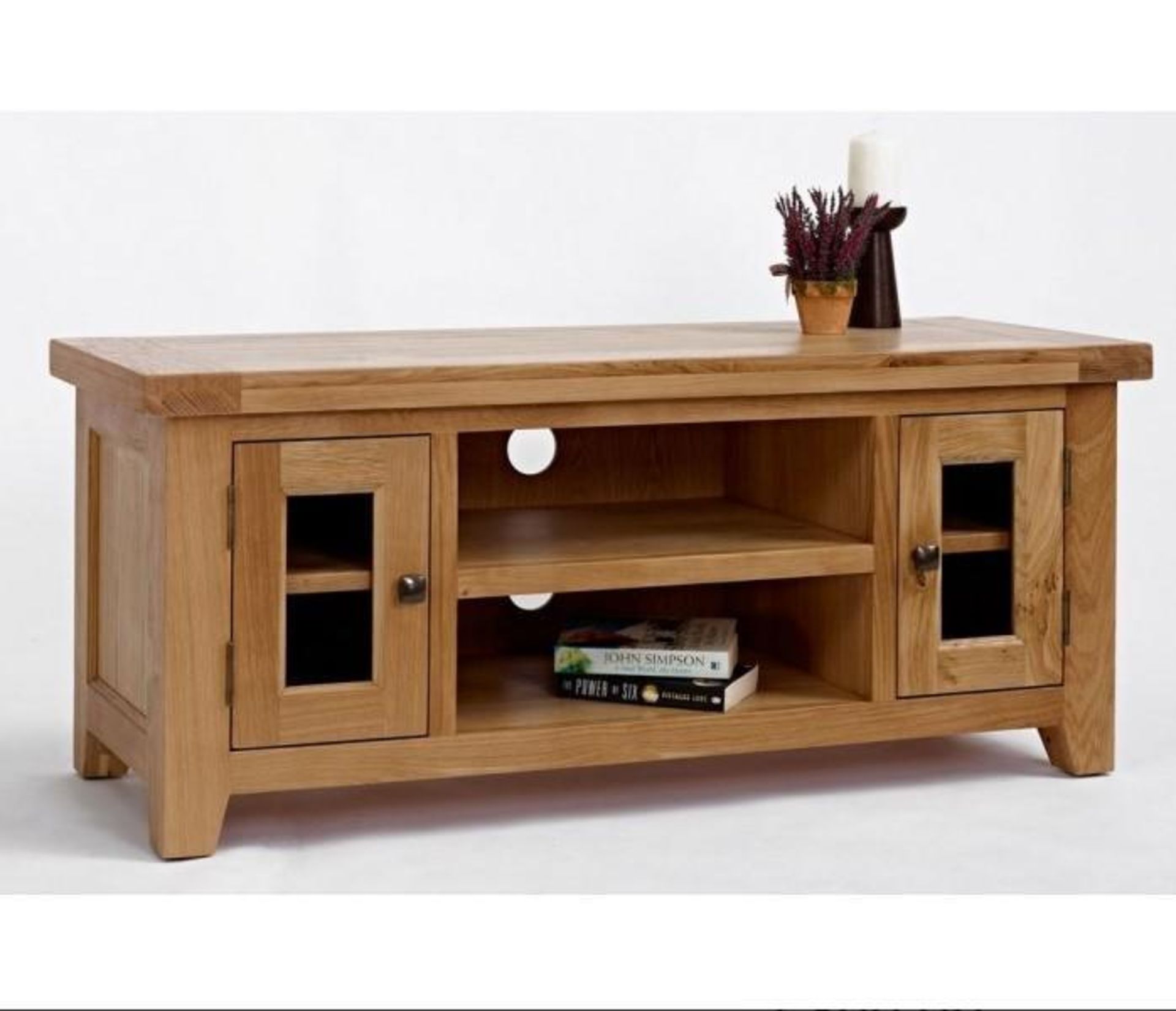 BRAND NEW & BOXED Devon oak large tv unit