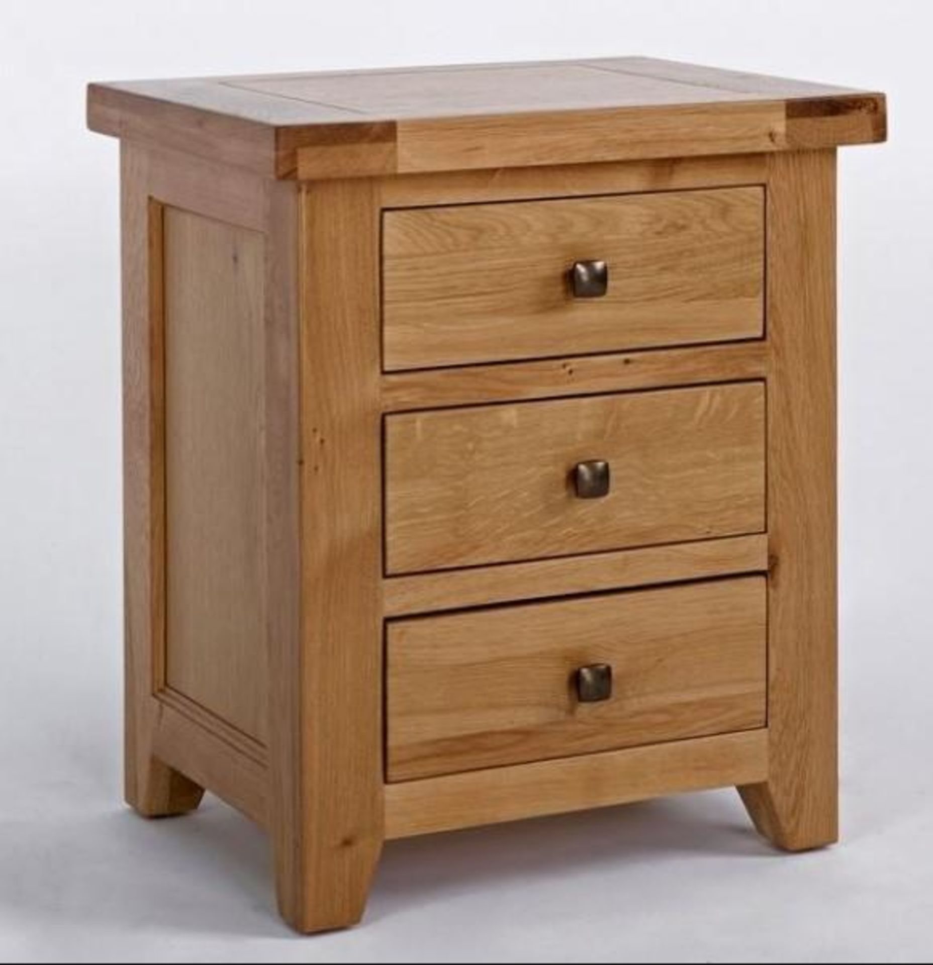 BRAND NEW & BOXED Devon oak Bedside table