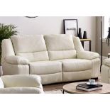 Brand new and boxed SCS Fallon 3 seater static sofa in Cream.