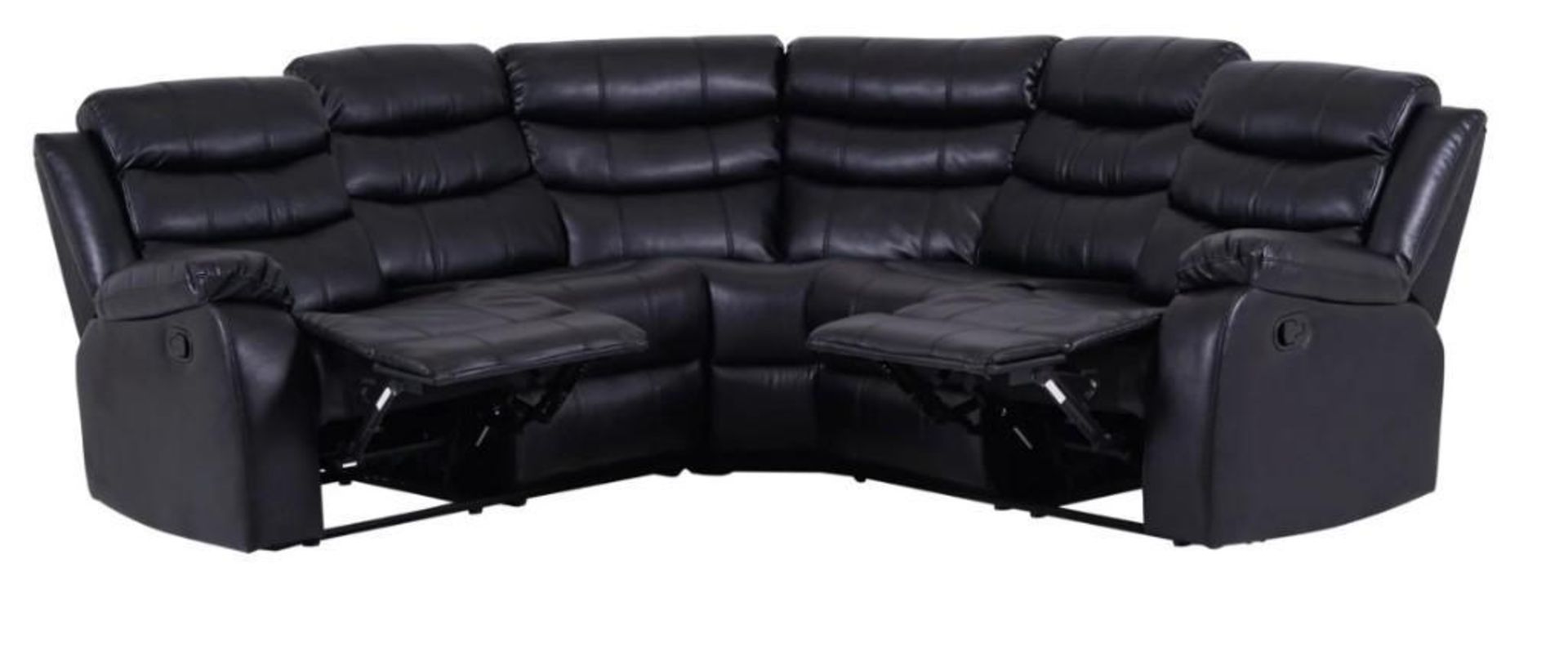 BRAND NEW & BOXED Malaga manual reclining leather corner sofa. RRP: £1,899 - Image 5 of 8