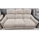 BRAND NEW Manhattan 3 seater electric reclining sofa. RRP: £1,499