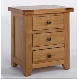 BRAND NEW & BOXED Devon oak Bedside table