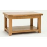 BRAND NEW & BOXED Devon oak coffee table