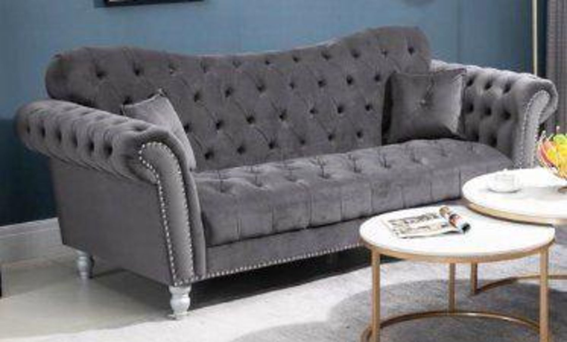 BRAND NEW & BOXED Dior Chesterfield 3 seater sofa. RRP: £999