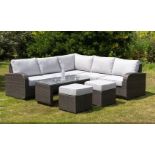*BRAND NEW* 8 Seater Corner Group With Coffee Table in Grey. RRP£1,599