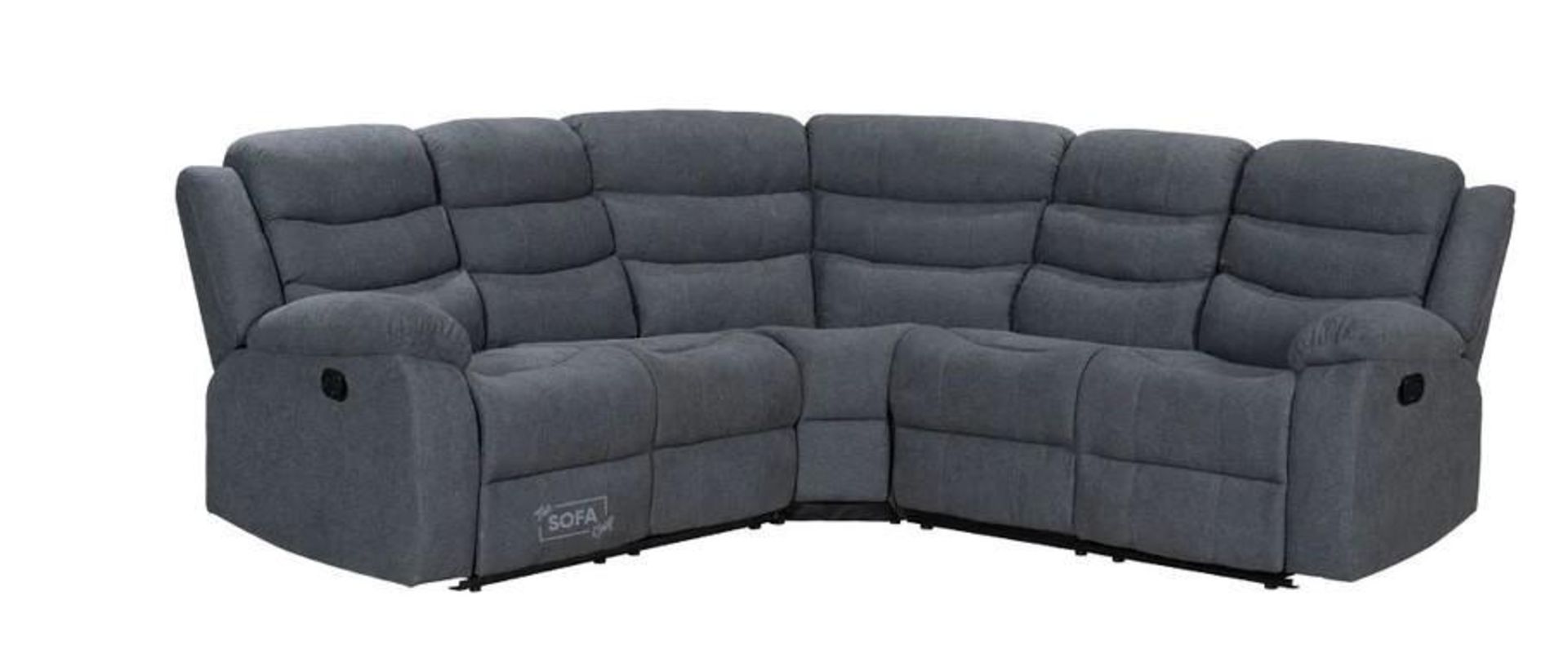 BRAND NEW Malaga fabric corner sofa in elephant grey