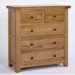 BRAND NEW & BOXED Devon oak 2 over 3 chest