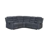 BRAND NEW Malaga fabric corner sofa in elephant grey