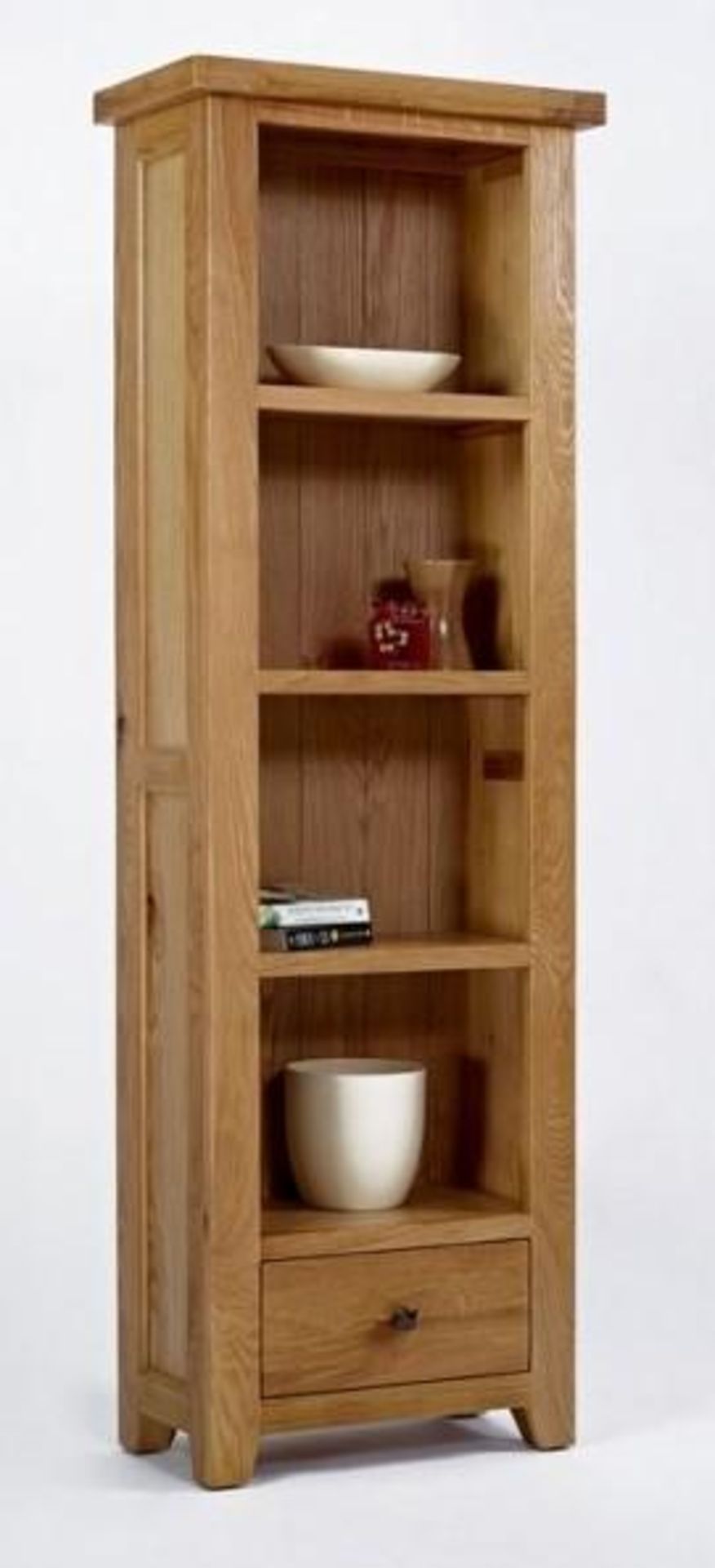 BRAND NEW & BOXED Devon oak tall bookcase