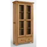 BRAND NEW & BOXED Devon oak display cabinet