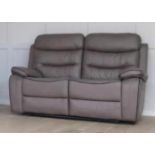 BRAND NEW & BOXED Llanharan 2 + 1 + 1 seater manual reclining suite in Grey fabric