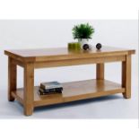 BRAND NEW & BOXED Devon oak large coffee table