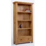 BRAND NEW & BOXED Devon oak large bookcase