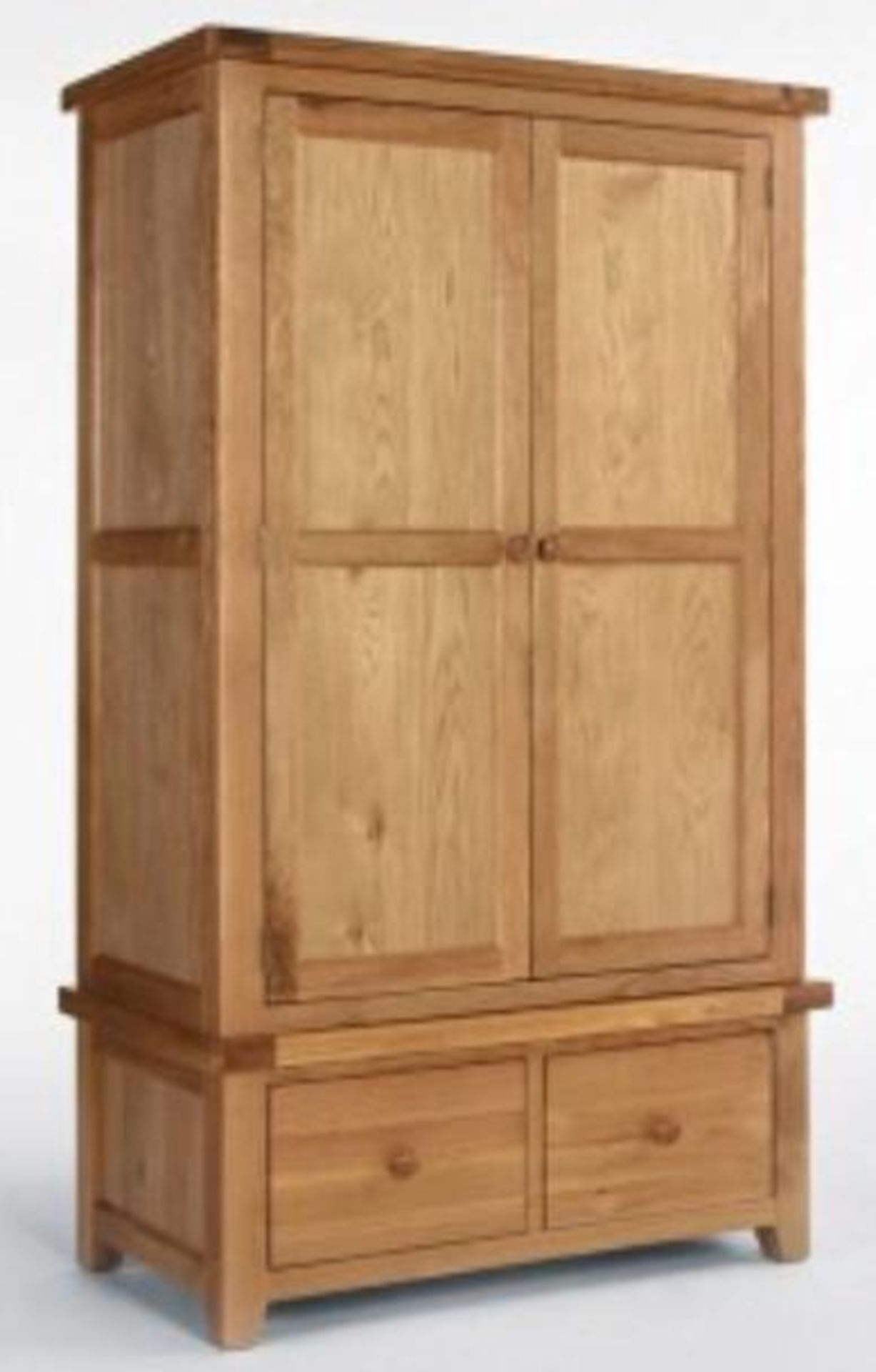 BRAND NEW & BOXED Devon oak double robe 2 door