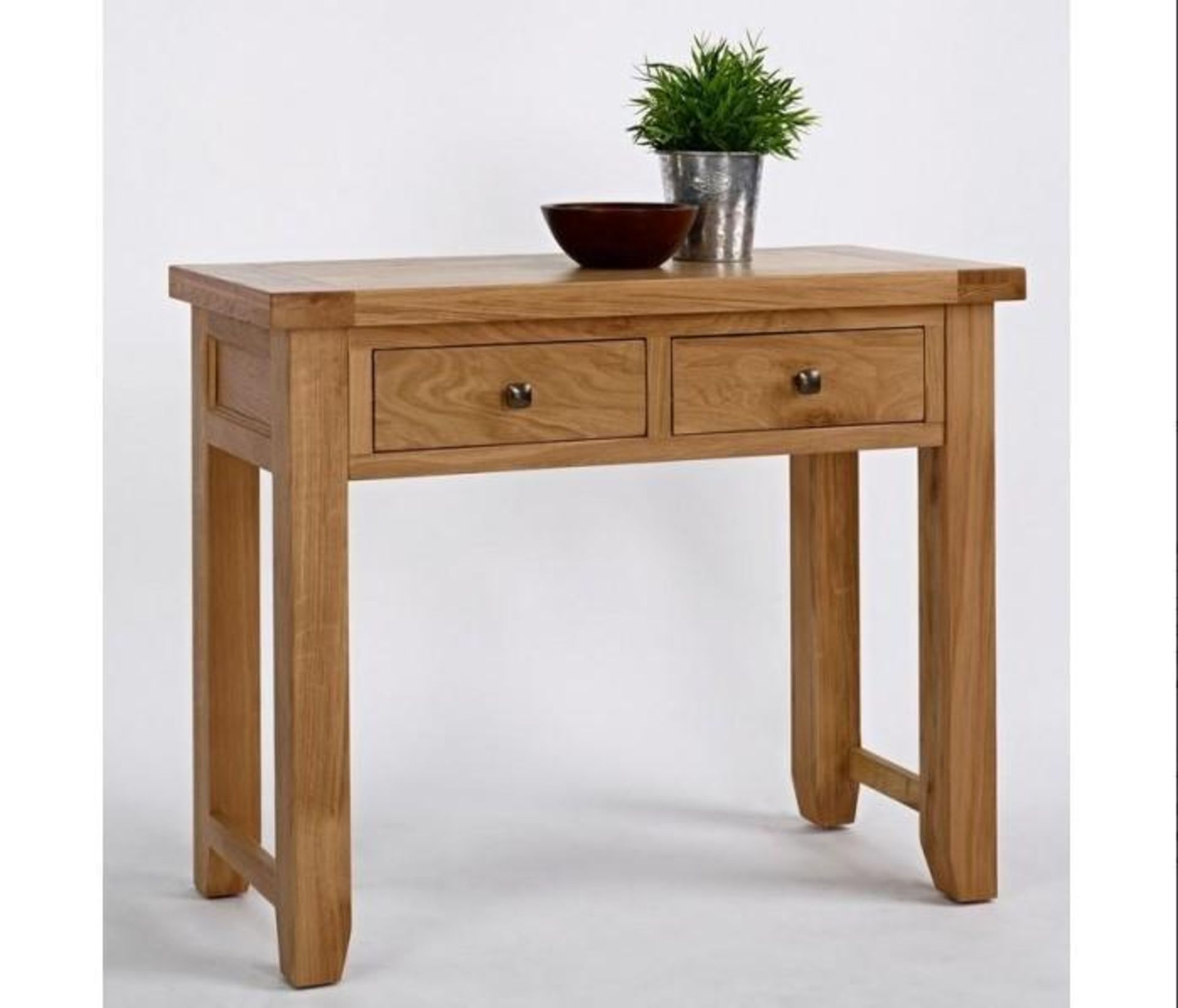 BRAND NEW & BOXED Devon oak console table