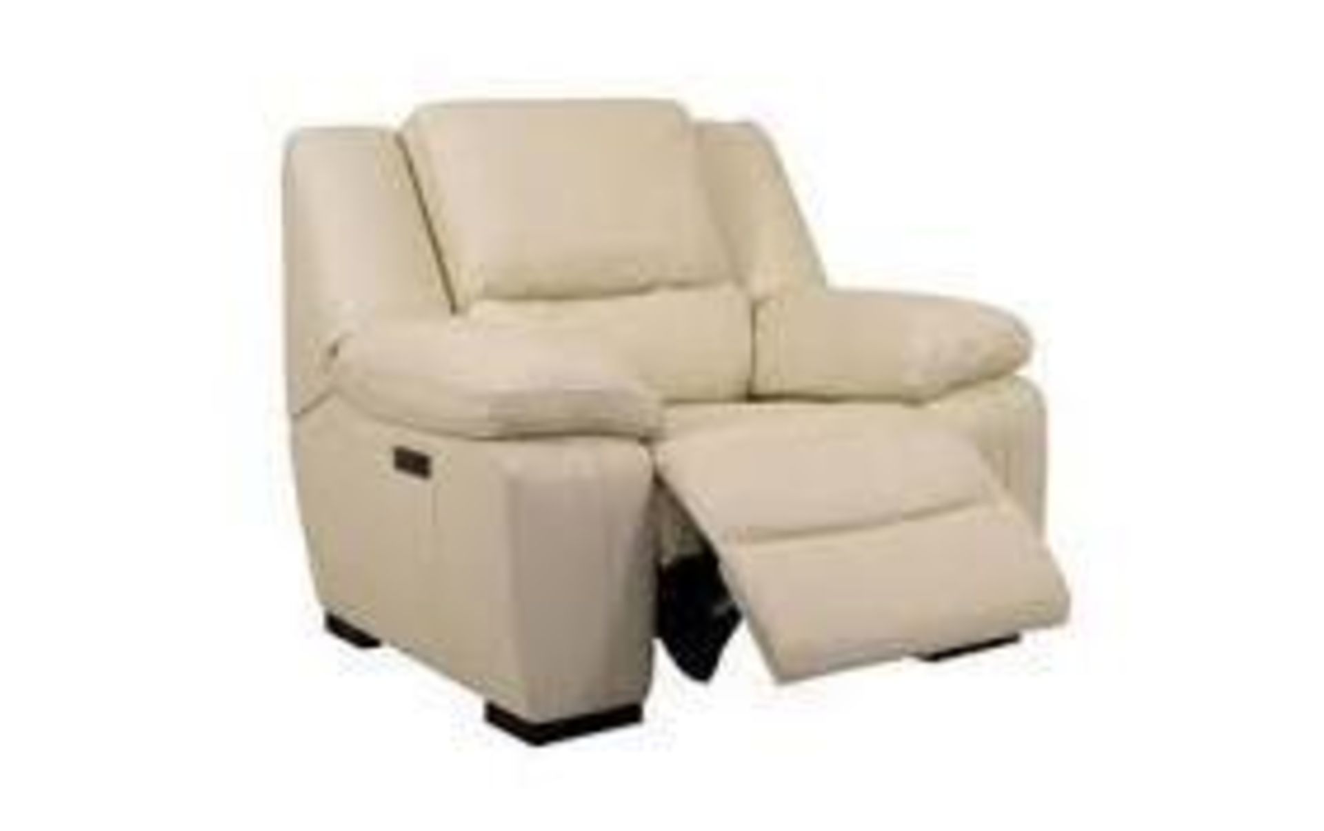 Brand new and boxed SCS Fallon 1 seater electric reclining armchair in Cream.
