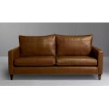 BRAND NEW John Lewis Bailey full leather 2 + 1 + 1 sofa in Tan. RRP: £4,298