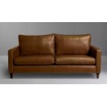 BRAND NEW John Lewis Bailey full leather 3 seater sofa in Tan. RRP: £1,699.00