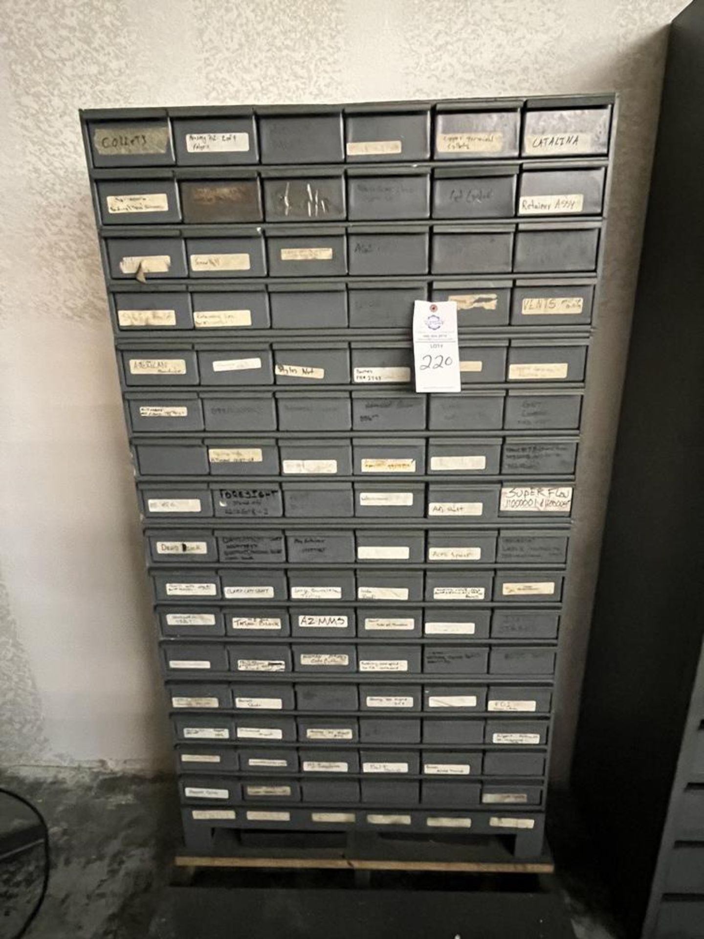 96 Drawer Industrial Cabinet