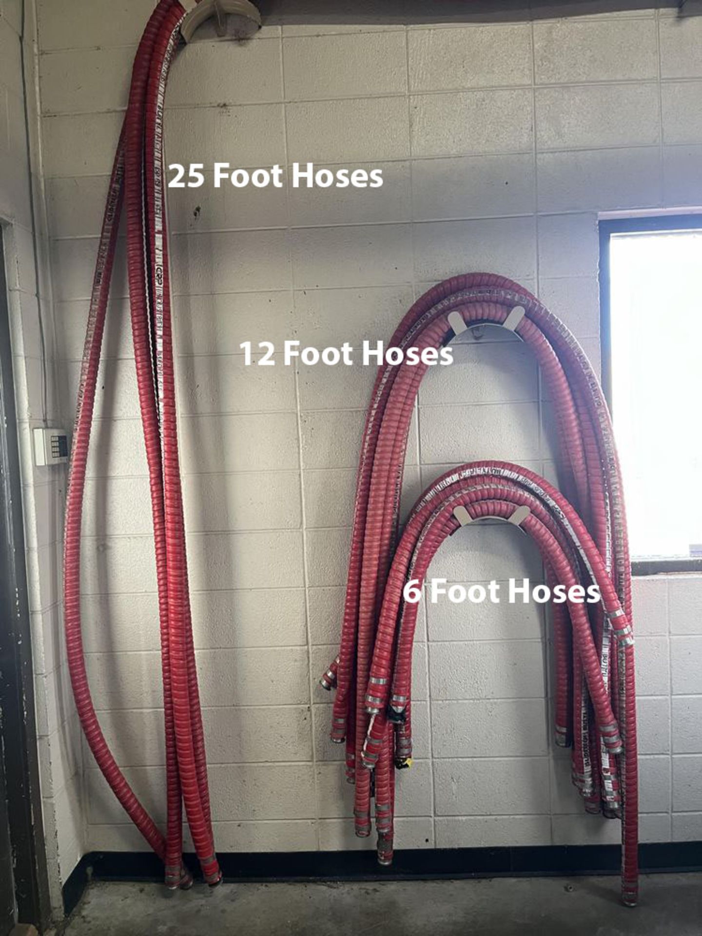 (6) 6 foot Glidetech 150 psi hoses