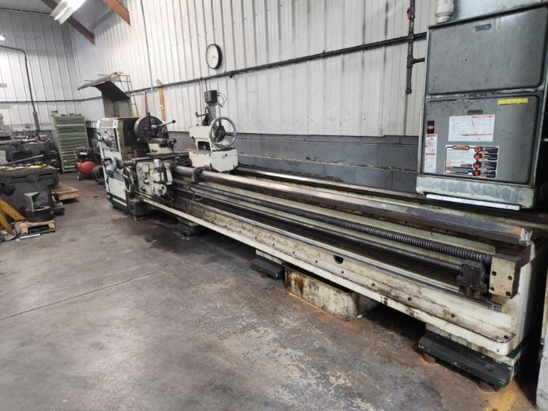 Birmingham W145 Manual Lathe (36" swing 16' bed)