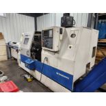 2000 Daewoo Puma 230 CNC Lathe, w/ SMW Space Saver 2003 Bar Feeder