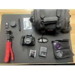 Cannon EOS Rebel T7i, Camera + Bag + Tripod and more, per seller excellent-fully functional