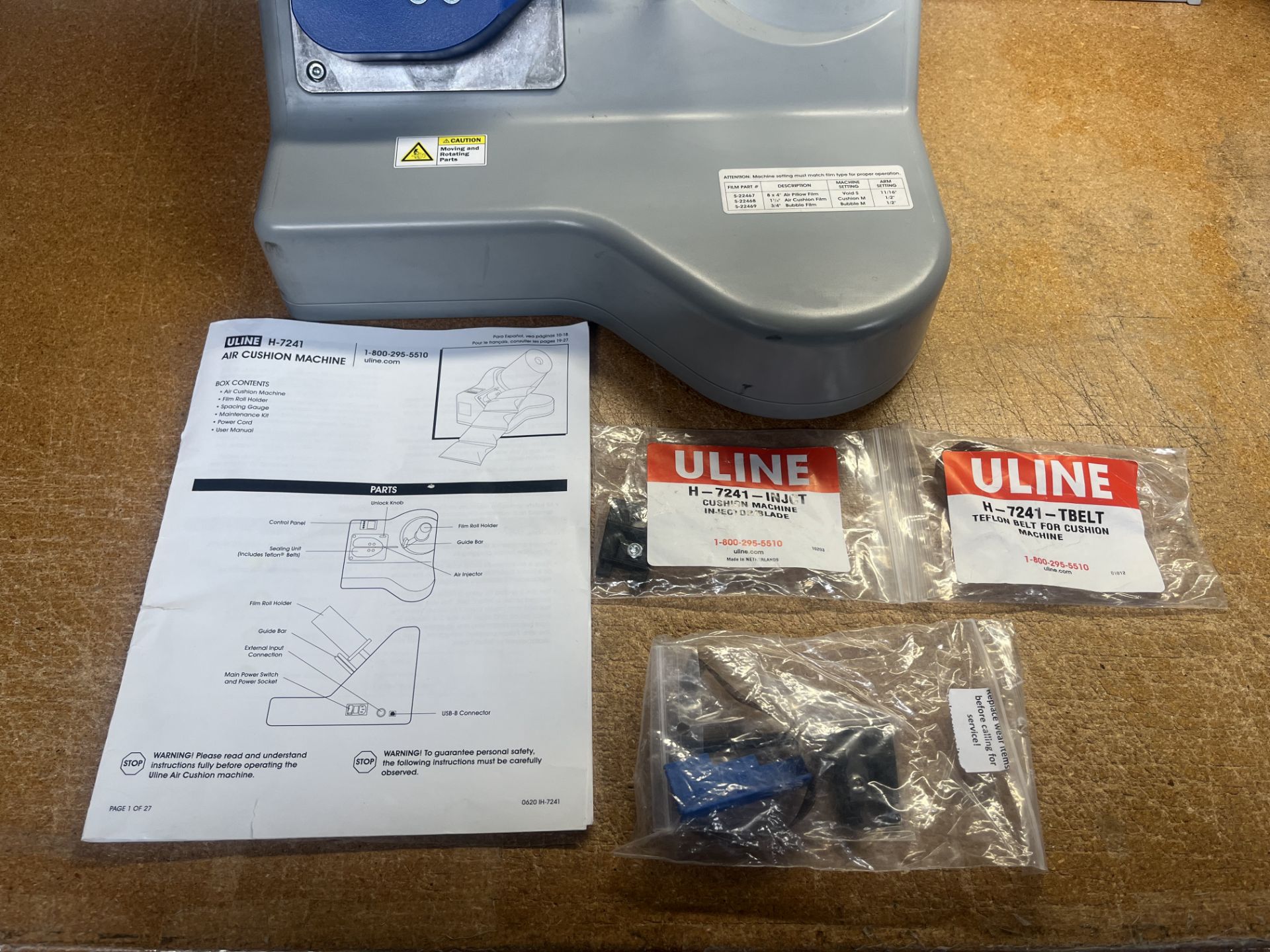 Uline Airmove2, H-7241, Air cushion machine, per seller excellent-fully functional - Image 3 of 6