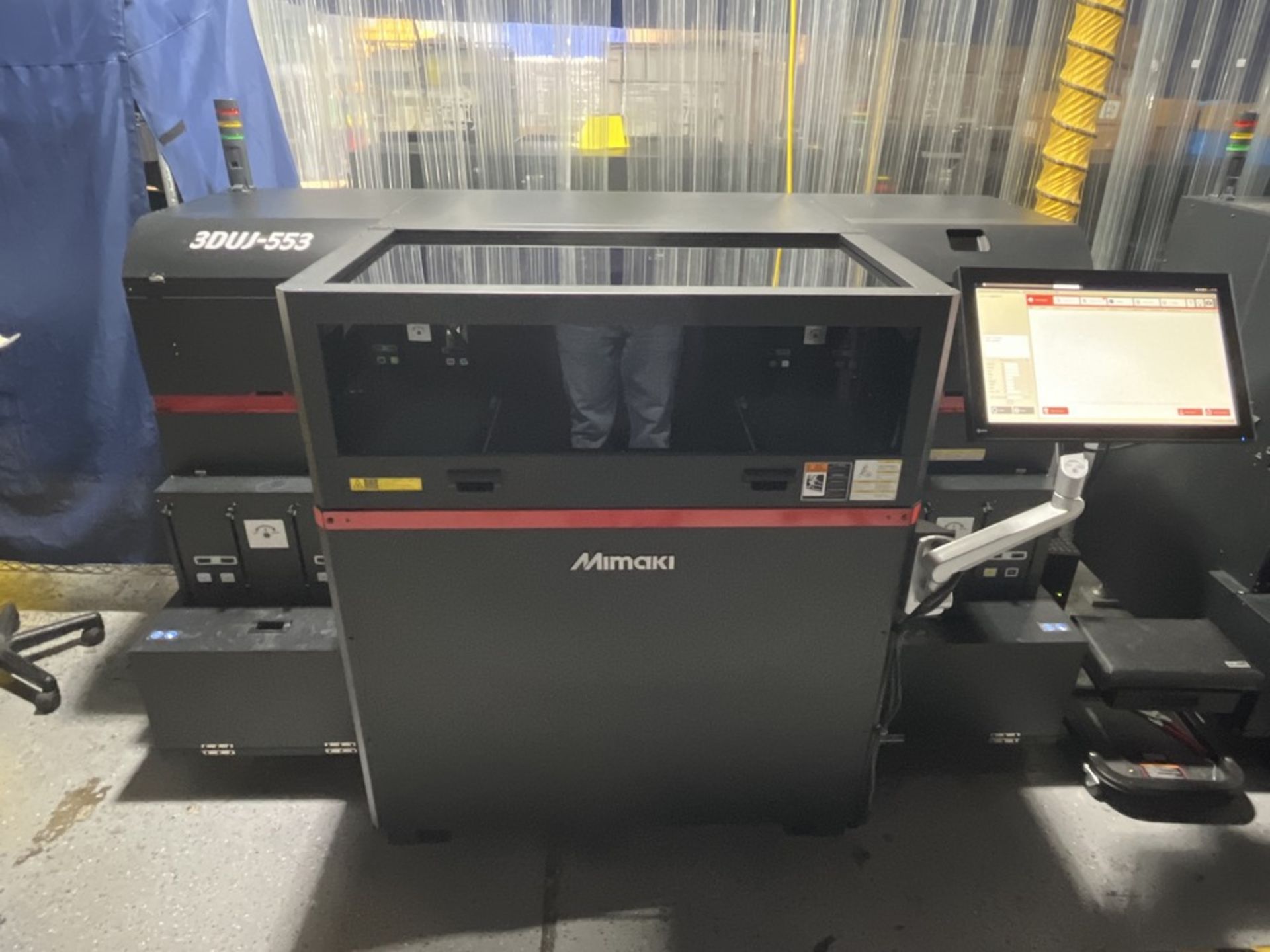 2018 Mimaki 3DUJ-553, 9,019 hours, per seller fully serviced March 1st, 2024