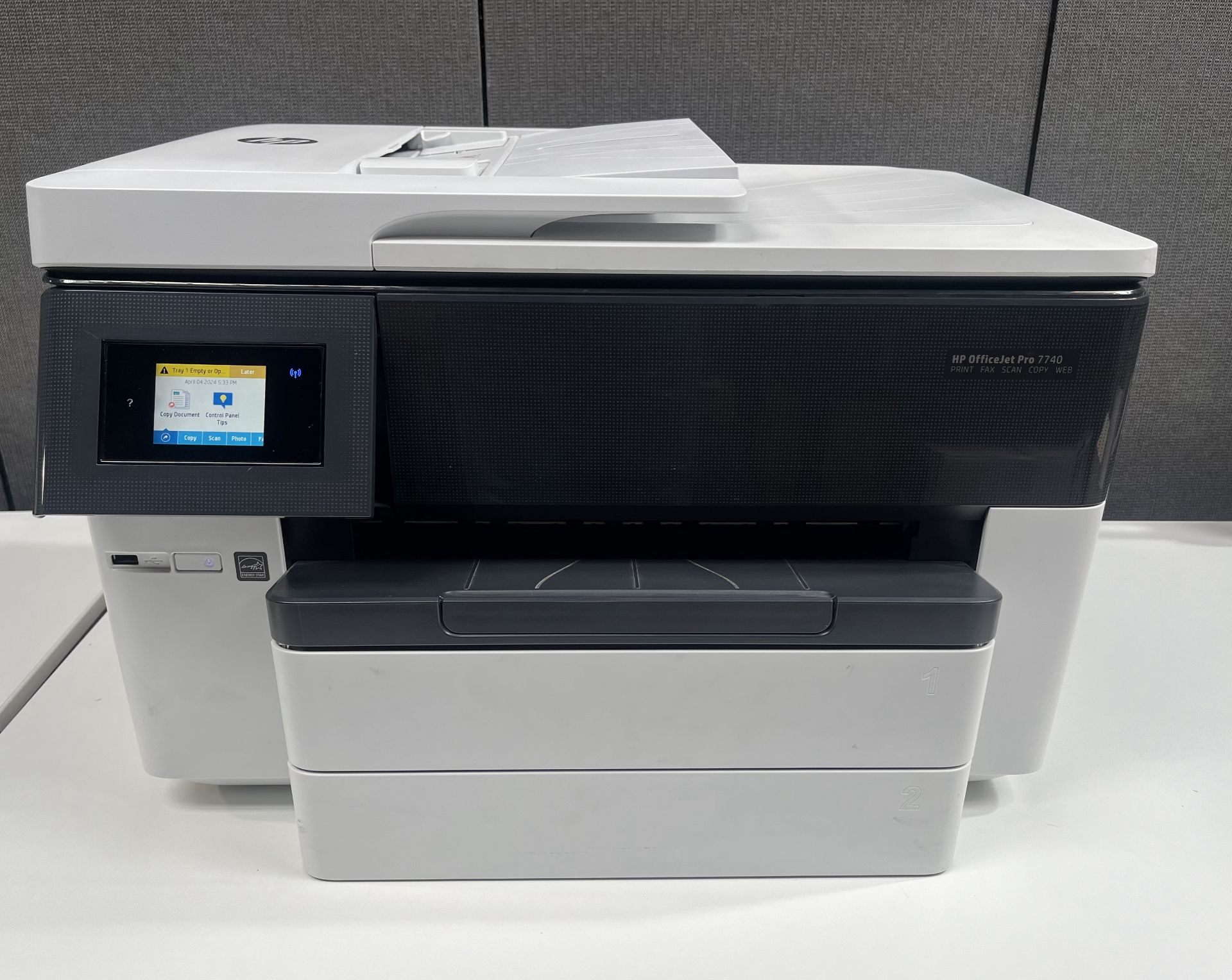 HP OfficeJet Pro 7740, Inkjet Print - Scan - Copy, per customer excellent-fully functional