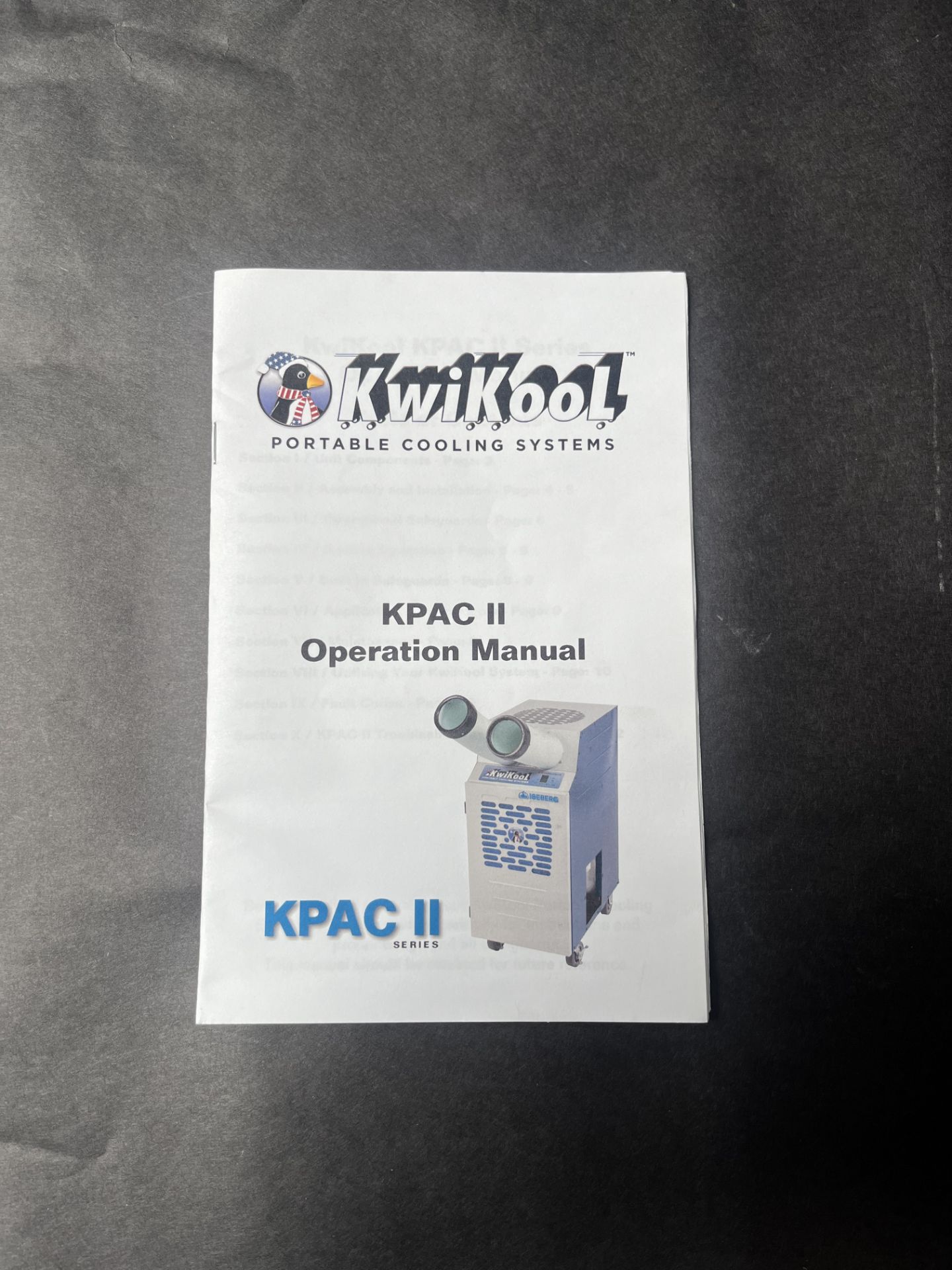 KwiKool KPAC 1811-2, Portable AC 16,800 BTU + 8" Ceiling duct, per seller excellent-fully - Image 6 of 6