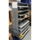 Uline H-3895, Gravity shelf bin organizer, per customer excellent condition