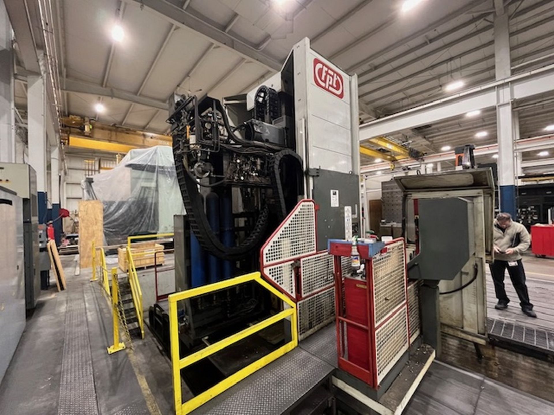 FPT Synthesis Multi Axis Horizontal Machining Center, 336' Floot Table Length, 240" X Travel, 118" Y - Image 5 of 11