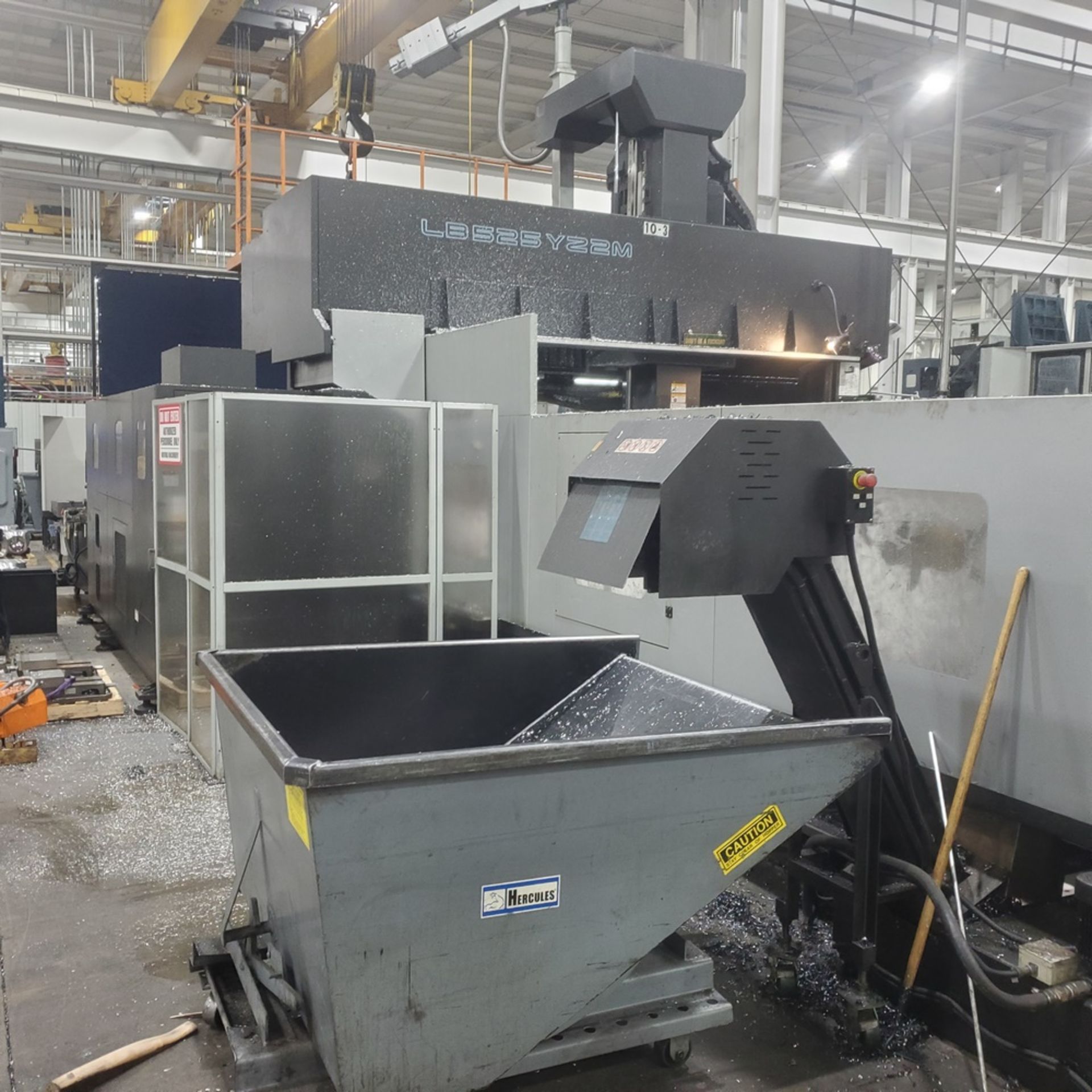 2014 Toyoda LB525YZ2M Vertical Machining Center, Double Column, Fixed Rail Bridge Machine, 199" X - Image 6 of 12