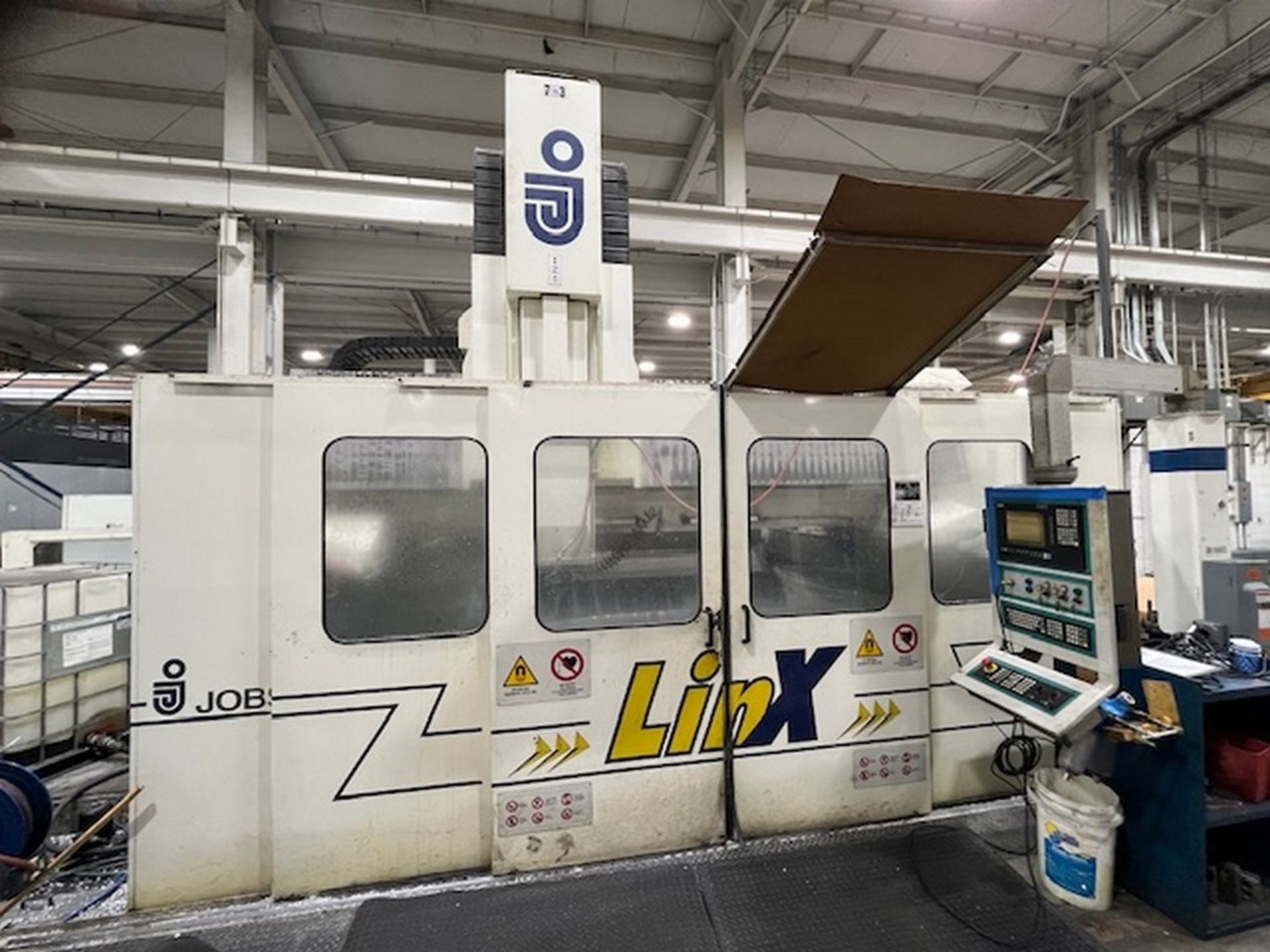 1990 JOBS LINX Machining Center,86" X 125" X 49" Travels, 24,000 RPM HSK Spindle, 20 Station ATC,