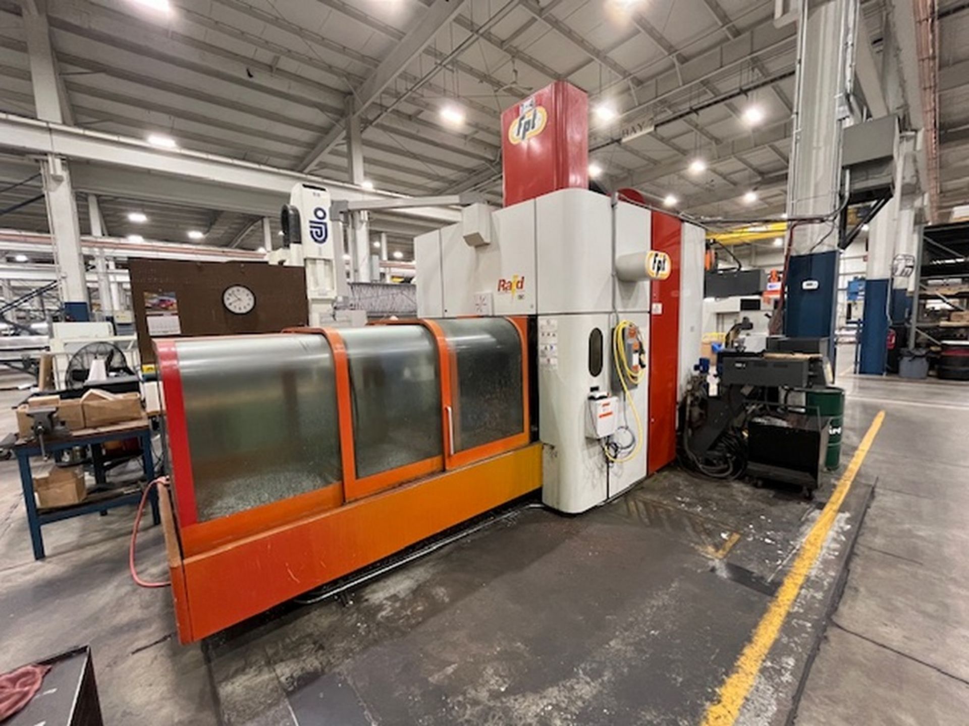 2003 FPT RAID Machining Center, 59" X 43" x 23" Travels, 18,000 RPM Spindle, HSK 63 Spindle Taper,