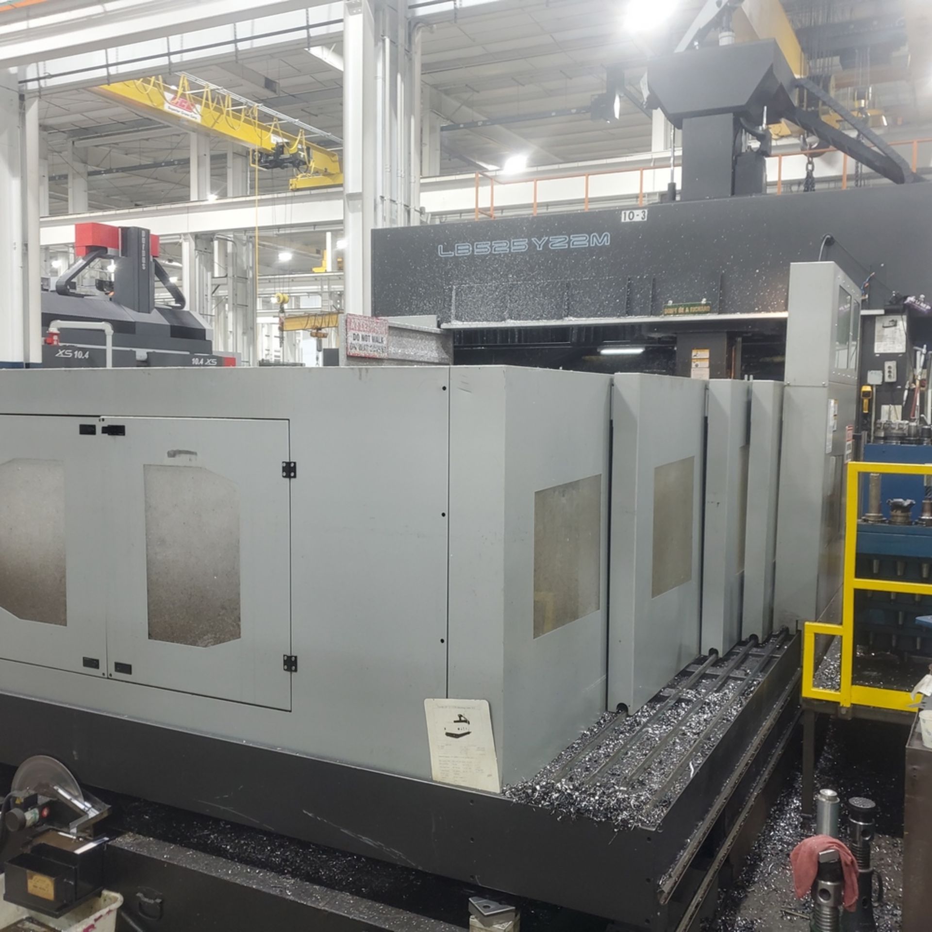 2014 Toyoda LB525YZ2M Vertical Machining Center, Double Column, Fixed Rail Bridge Machine, 199" X - Image 7 of 12