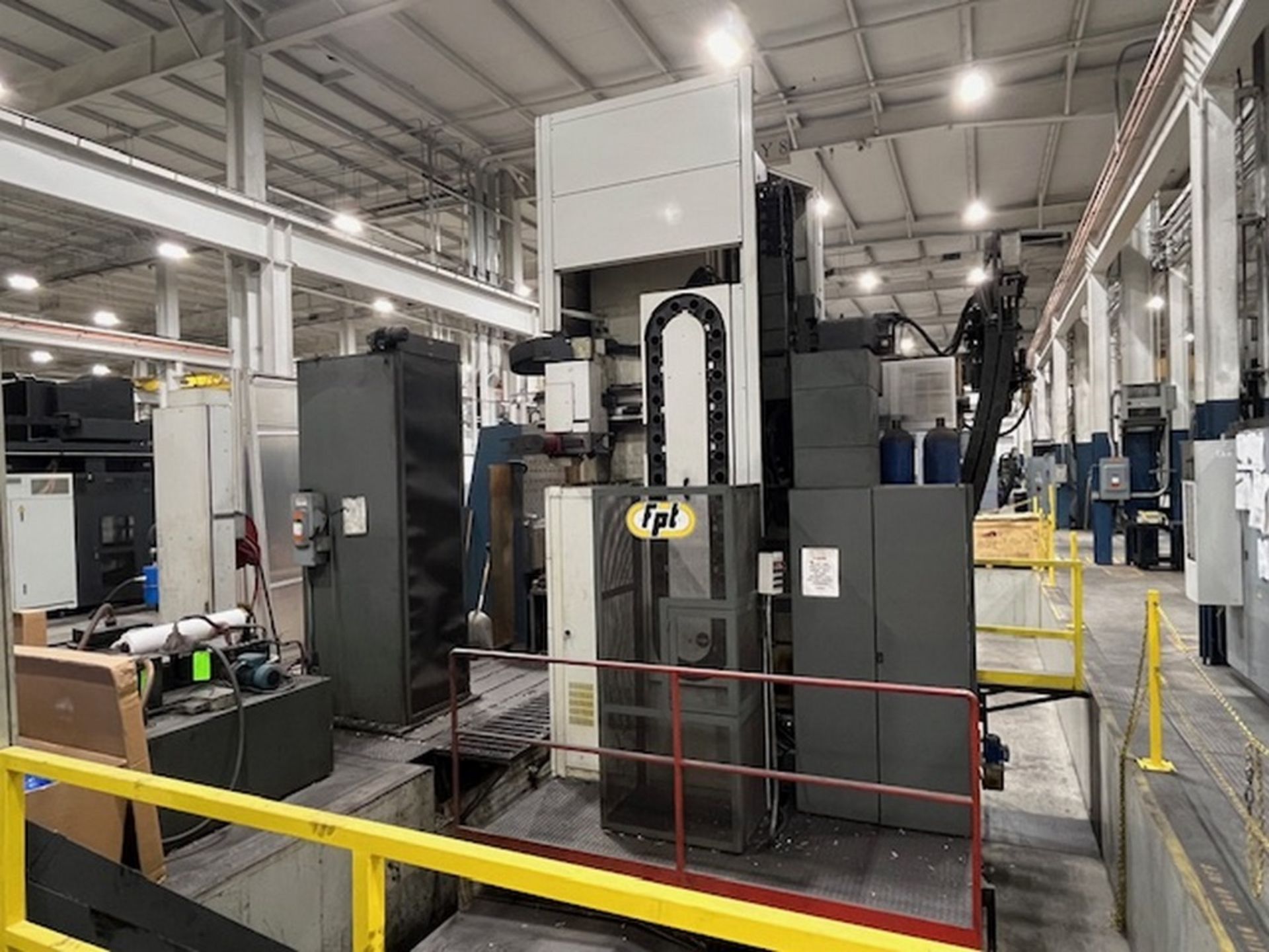 FPT Synthesis Multi Axis Horizontal Machining Center, 336' Floot Table Length, 240" X Travel, 118" Y - Image 7 of 11