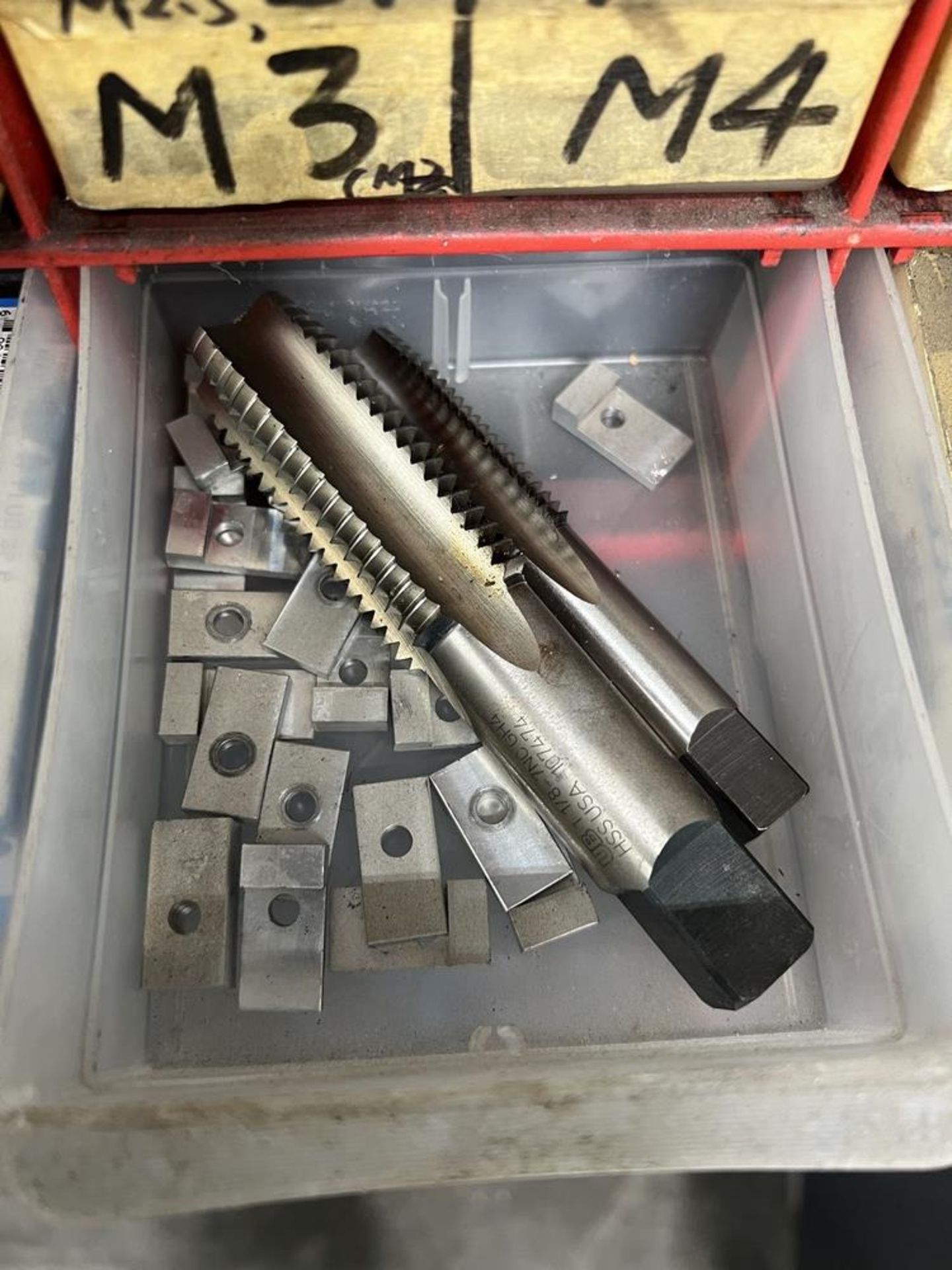 Tooling, Organizer Full of New & Used Various Taps, Spiral, Flat Pipe, Etc & Inserts WIth Set - Image 22 of 25