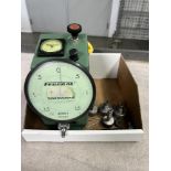 Federal Vacuum Gage With Various Ring & Plug Air Gages