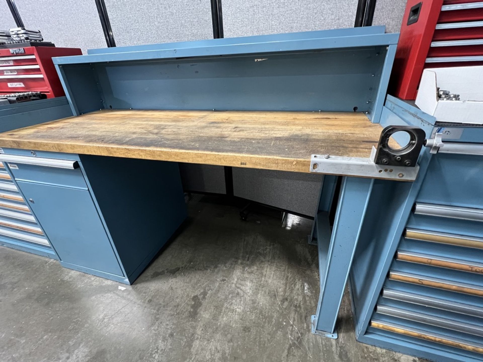 Lista Work Bench With Drawer & Cabinet and Top Shelf - Image 8 of 8
