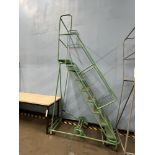 Rolling Step Ladder 6 1/2' Height on Top Step 120" Max Height