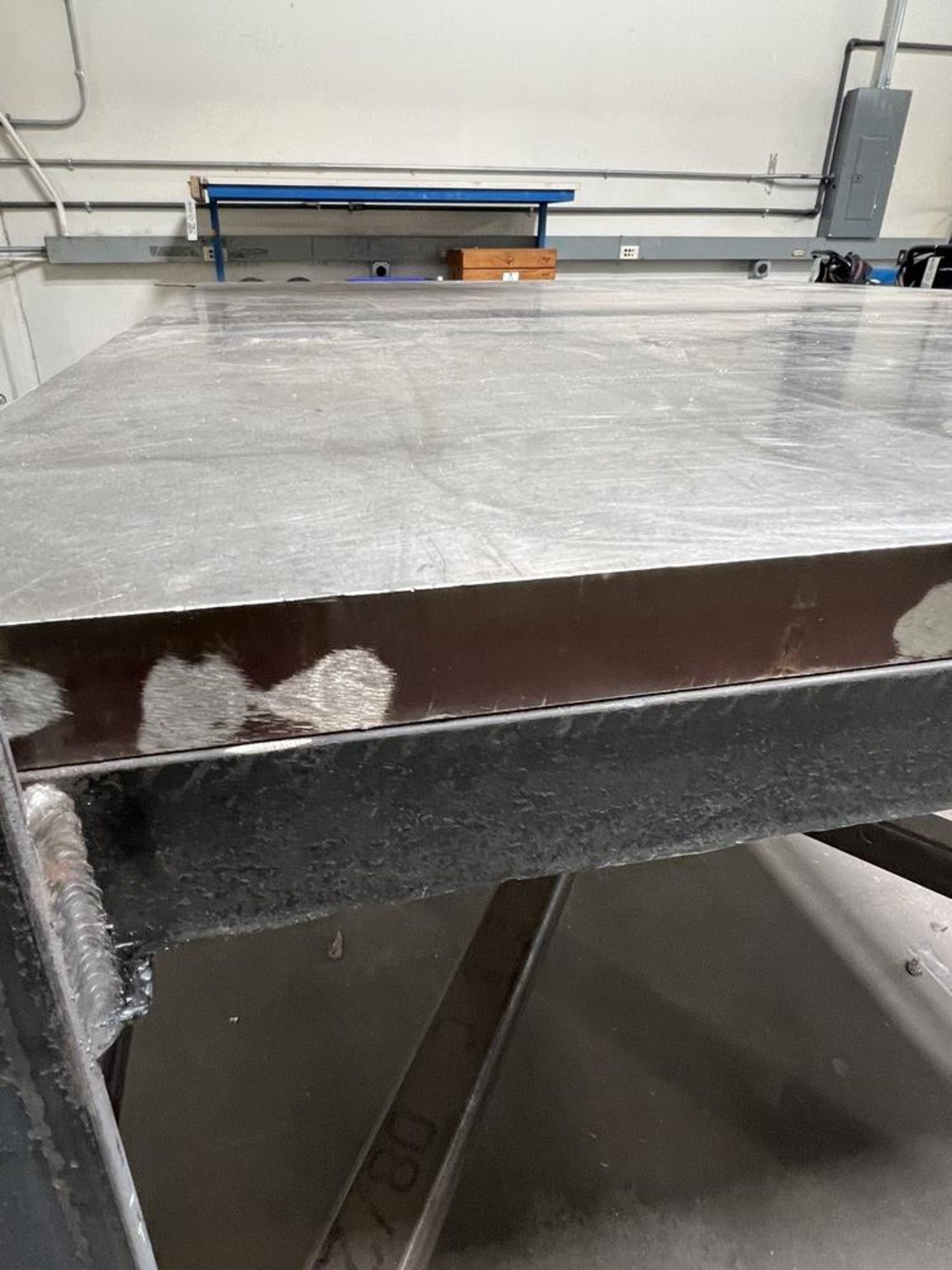 Heavy Duty 1 1/2" Stainless Steel Welding Table, 69" x 51 1/2" x 40" - Image 2 of 5