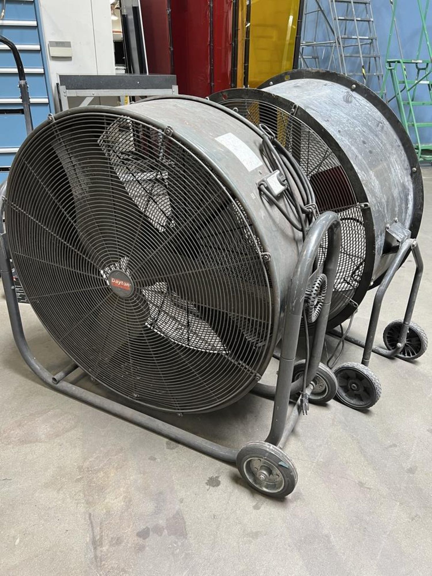 (2) Industrial Shop Fans (1) 39" & (1) Dayton 38" - Image 6 of 6