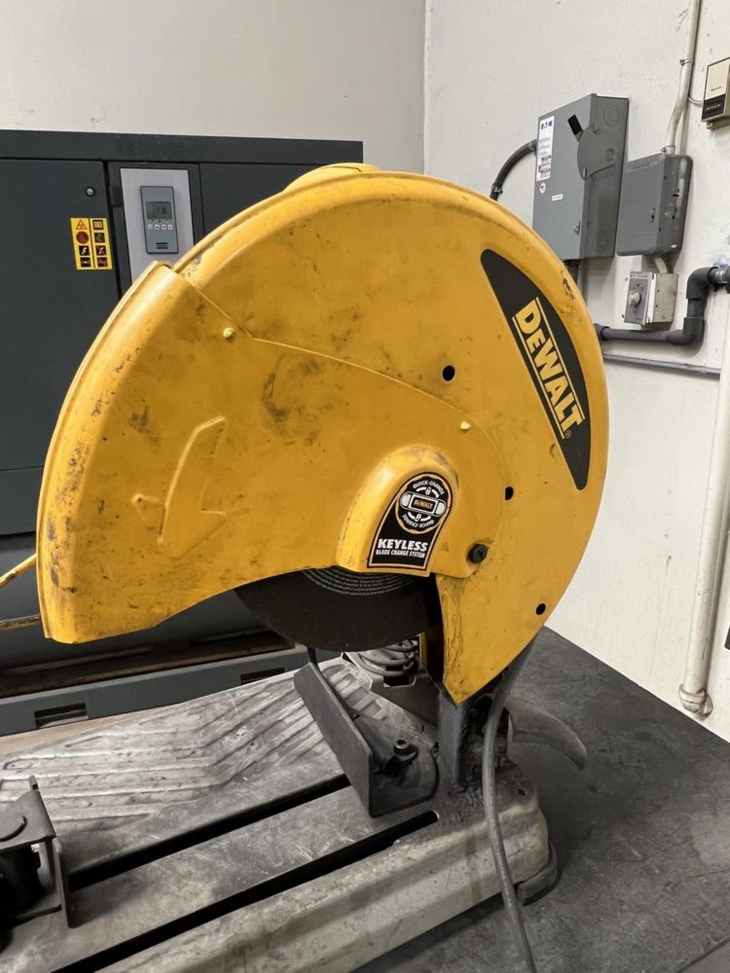 Dewalt Chop Saw On Rolling Die Cart - Image 2 of 4